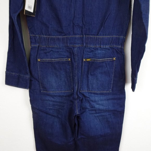 Lee Modern Union All Jumpsuit Women's Size XS Coveralls Blue Denim One Piece - Picture 8 of 13
